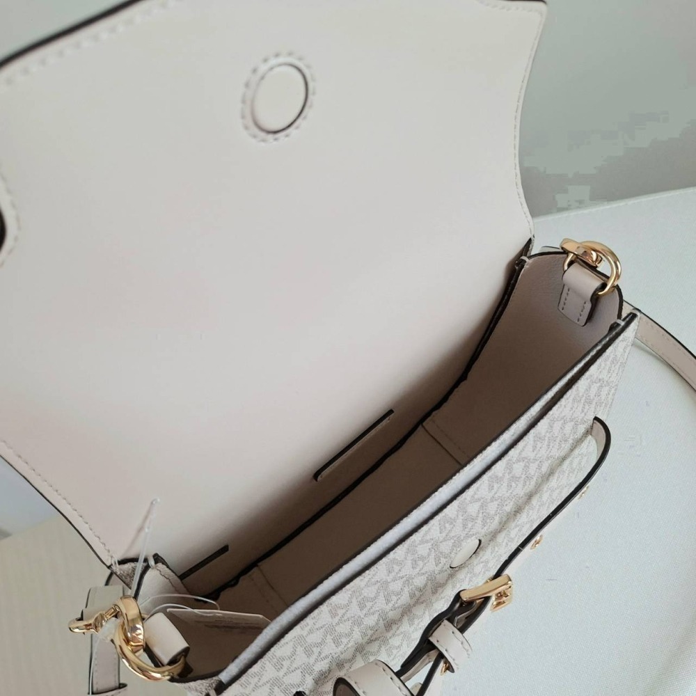 【現貨】MICHAEL KORS  MK 馬鞍包 新款 Emilia 斜背包 可快速出貨 🐶美國代購正品-細節圖9