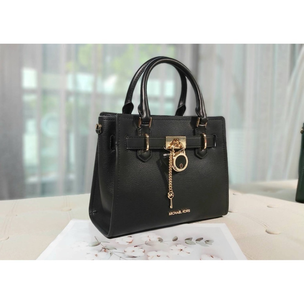 【現貨】MICHAEL KORS  MK Hamilton鎖頭包 手提 斜背包 可快速出貨 🐶美國代購正品-細節圖6