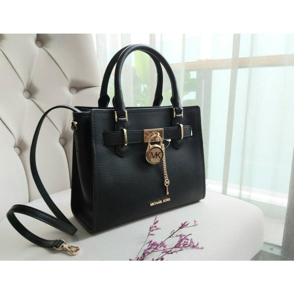 【現貨】MICHAEL KORS  MK Hamilton鎖頭包 手提 斜背包 可快速出貨 🐶美國代購正品-細節圖7