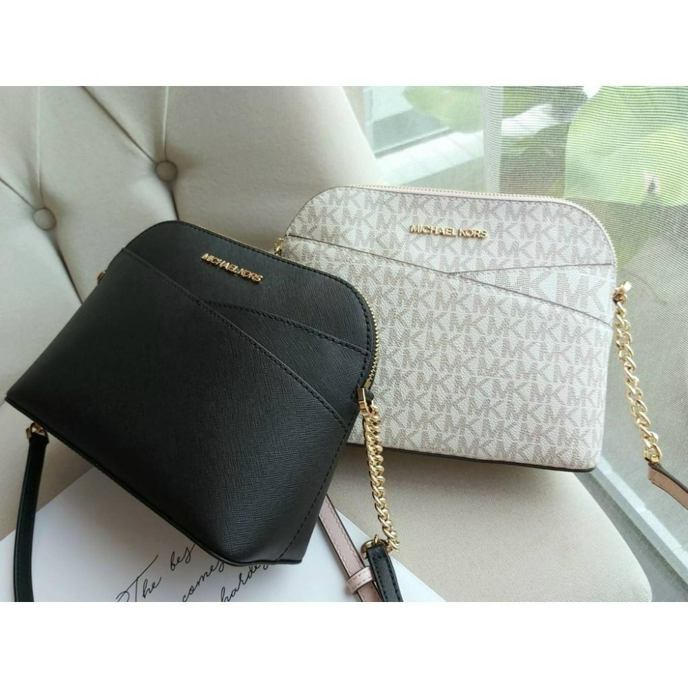 【現貨】Michael Kors MK 貝殼包 新款 防刮皮革 側背 斜背包 3色任選 可快速出貨🐶美國代購正品-細節圖2