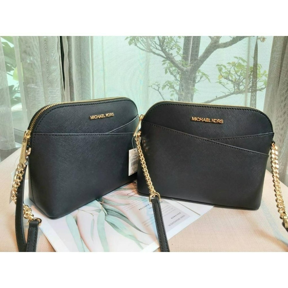 【現貨】Michael Kors MK 貝殼包 新款 防刮皮革 側背 斜背包 3色任選 可快速出貨🐶美國代購正品-細節圖4
