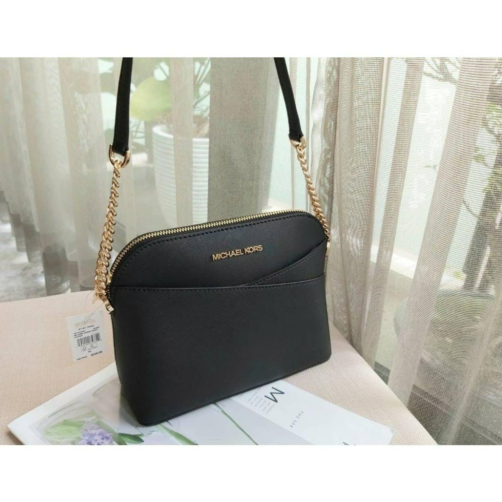 【現貨】Michael Kors MK 貝殼包 新款 防刮皮革 側背 斜背包 3色任選 可快速出貨🐶美國代購正品-細節圖5