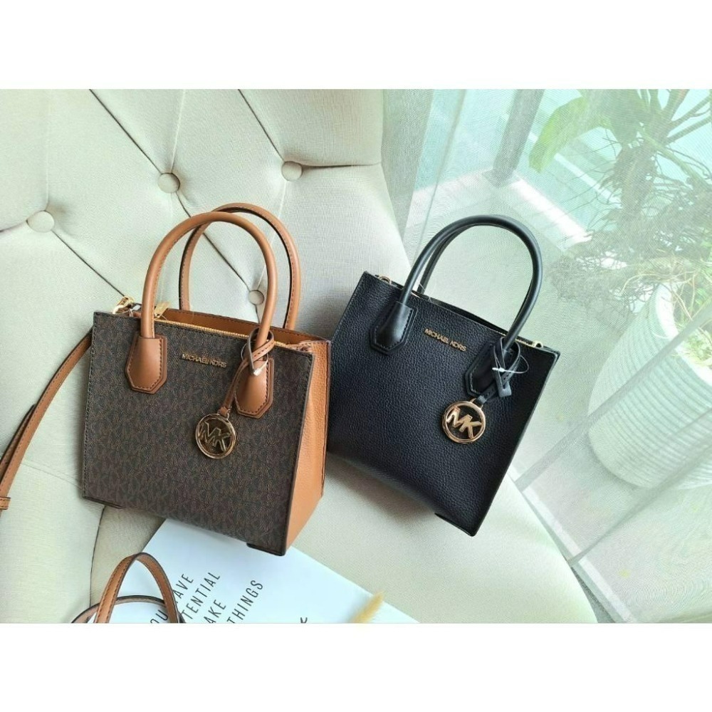 【現貨】Michael Kors MK Mercer 三層 手提斜背包 楊冪款 2色任選 可快速出貨 🐶美國代正品-細節圖7