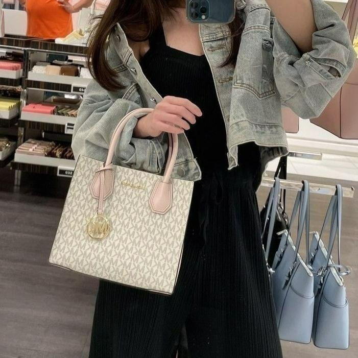 【現貨】Michael Kors MK Mercer 三層 手提斜背包 楊冪款 2色任選 可快速出貨 🐶美國代正品-細節圖9