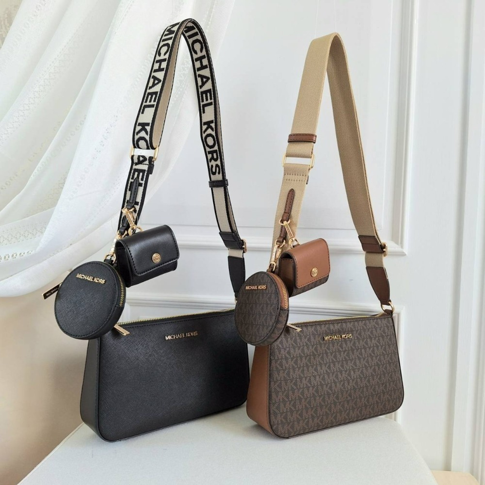 【現貨】Michael kors MK 三合一 麻將包 側背包 斜背包 可快速出貨 🐶美國代購🇺🇲 正品-細節圖2