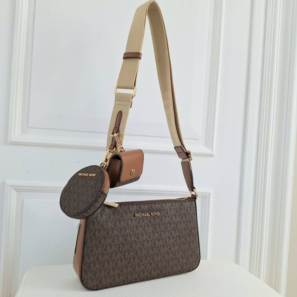 【現貨】Michael kors MK 三合一 麻將包 側背包 斜背包 可快速出貨 🐶美國代購🇺🇲 正品-細節圖4