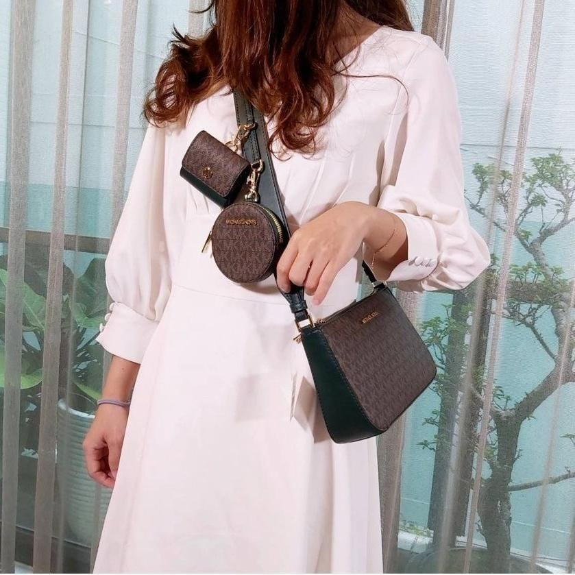 【現貨】Michael kors MK 三合一 麻將包 側背包 斜背包 可快速出貨 🐶美國代購🇺🇲 正品-細節圖8