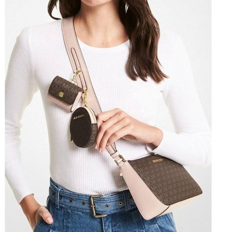 【現貨】Michael kors MK 三合一 麻將包 側背包 斜背包 可快速出貨 🐶美國代購🇺🇲 正品-細節圖9