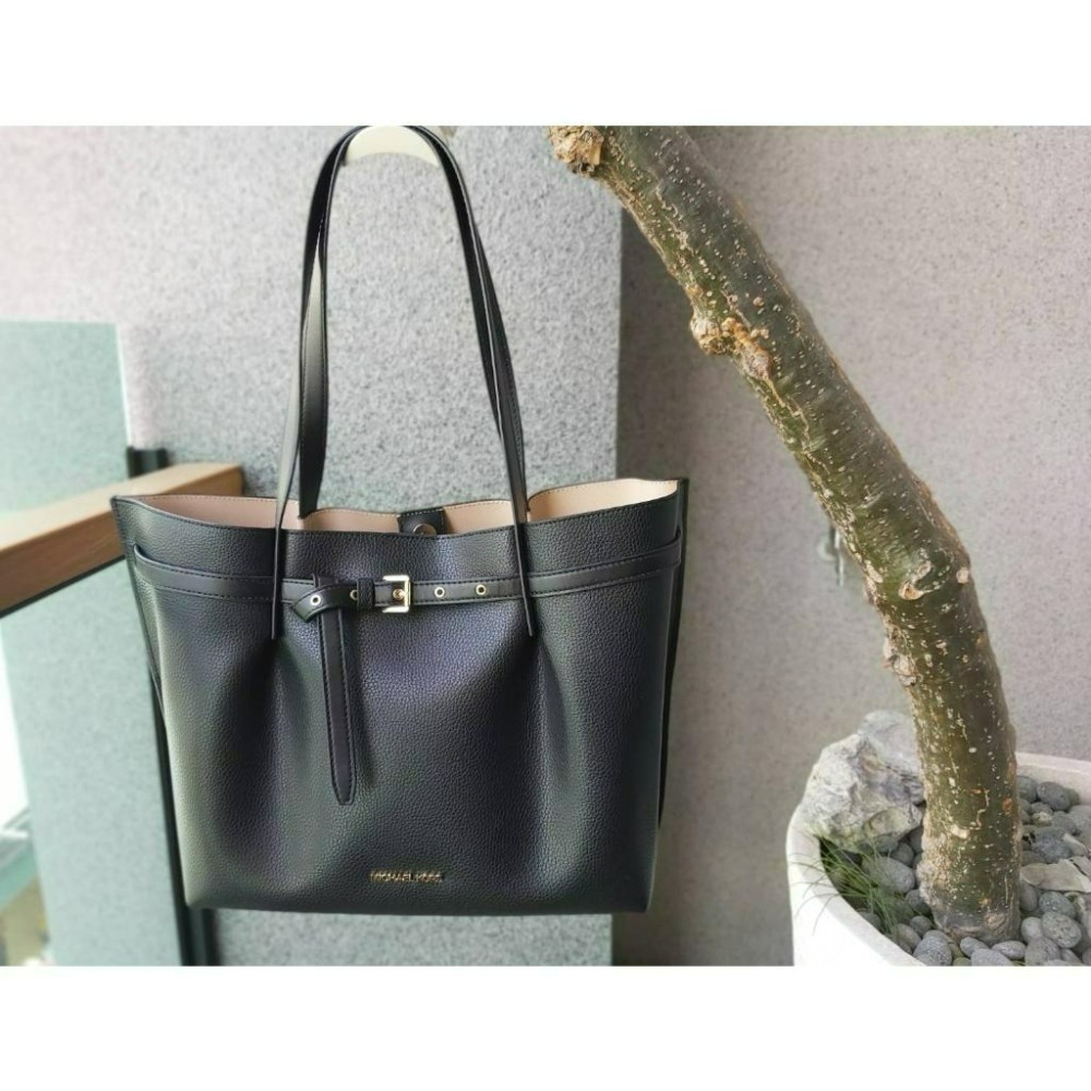 【現貨】Michael Kors Mk Emilia禮物包 托特包 手提包 肩背包 大款 可快速出貨🐶美國代購正品-細節圖3