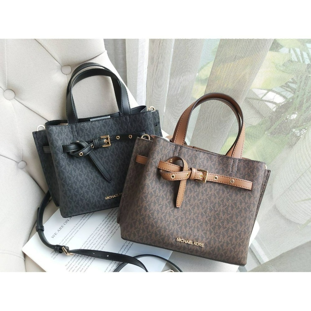 【現貨】Michael Kors Mk Emilia禮物包 托特包 手提包 肩背包 大款 可快速出貨🐶美國代購正品-細節圖5