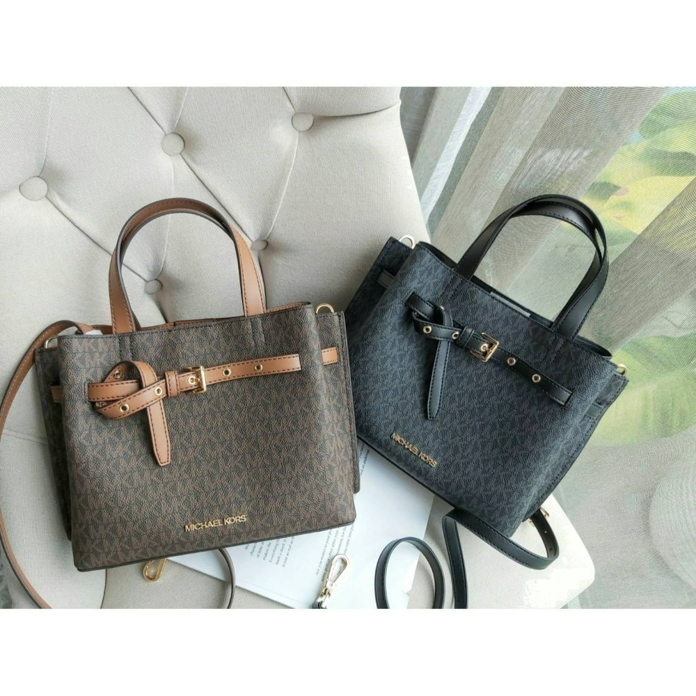 【現貨】Michael Kors Mk Emilia禮物包 托特包 手提包 肩背包 大款 可快速出貨🐶美國代購正品-細節圖7