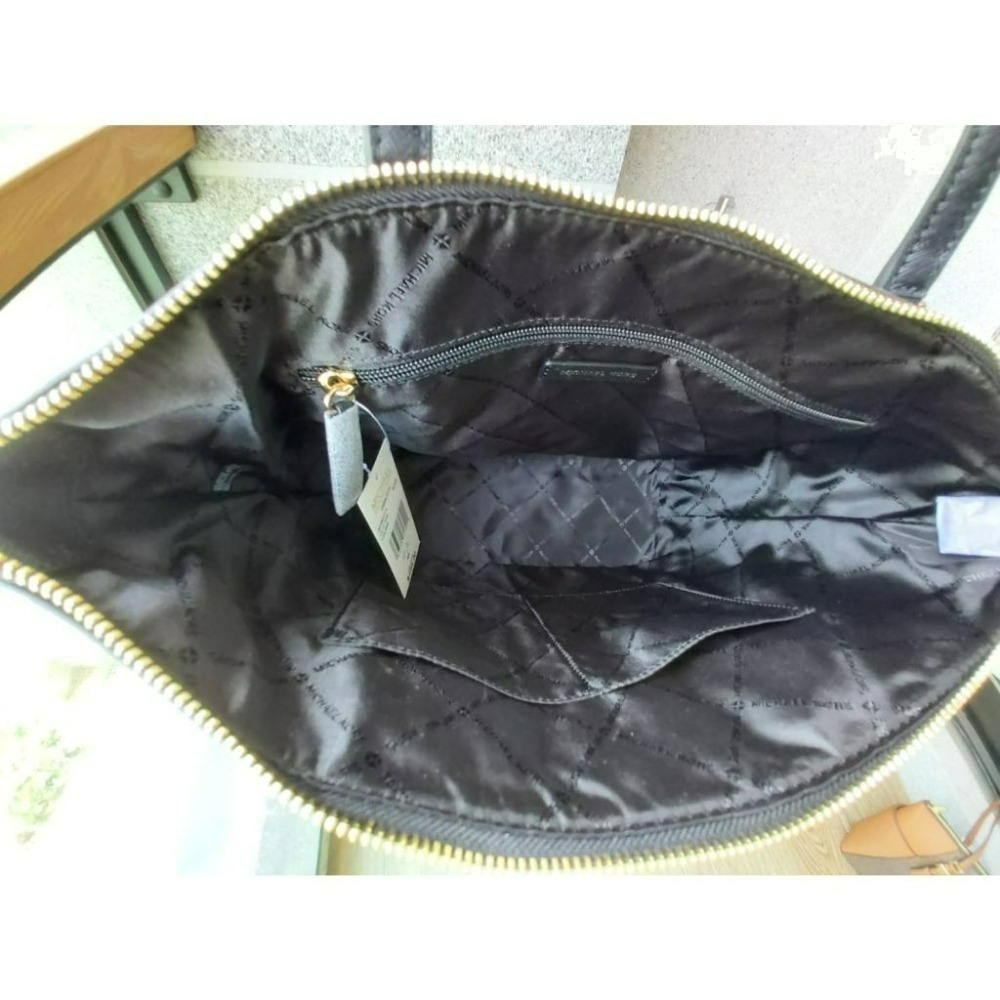 【現貨】MICHAEL KORS MK 雙側口袋 防刮皮革 托特包 可放A4  快速出貨 🐶美國代購正品-細節圖5