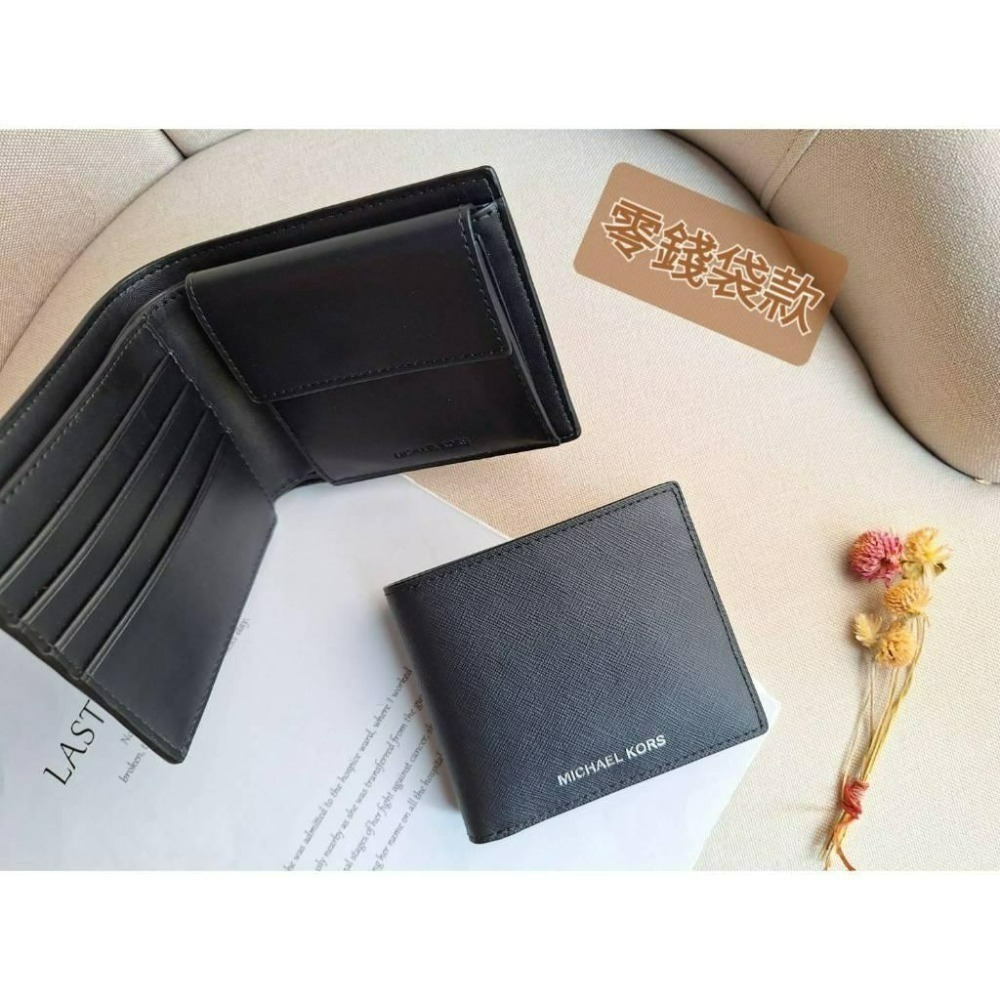 【現貨】Michael Kors MK男短夾 雙鈔票層 有零錢袋 卡夾款 送禮 禮物 快速出貨🐶美國代購正品-細節圖2