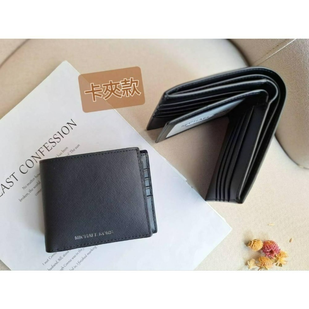 【現貨】Michael Kors MK男短夾 雙鈔票層 有零錢袋 卡夾款 送禮 禮物 快速出貨🐶美國代購正品-細節圖6