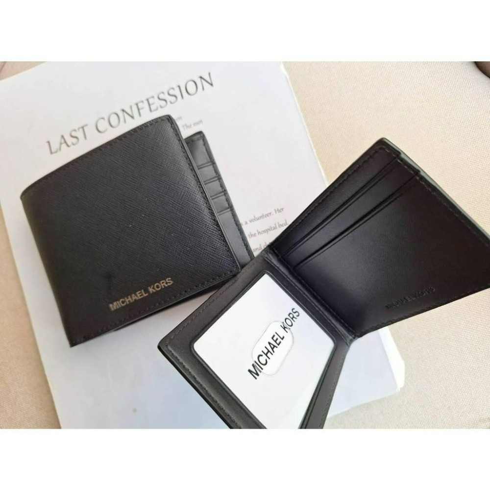 【現貨】Michael Kors MK男短夾 雙鈔票層 有零錢袋 卡夾款 送禮 禮物 快速出貨🐶美國代購正品-細節圖9