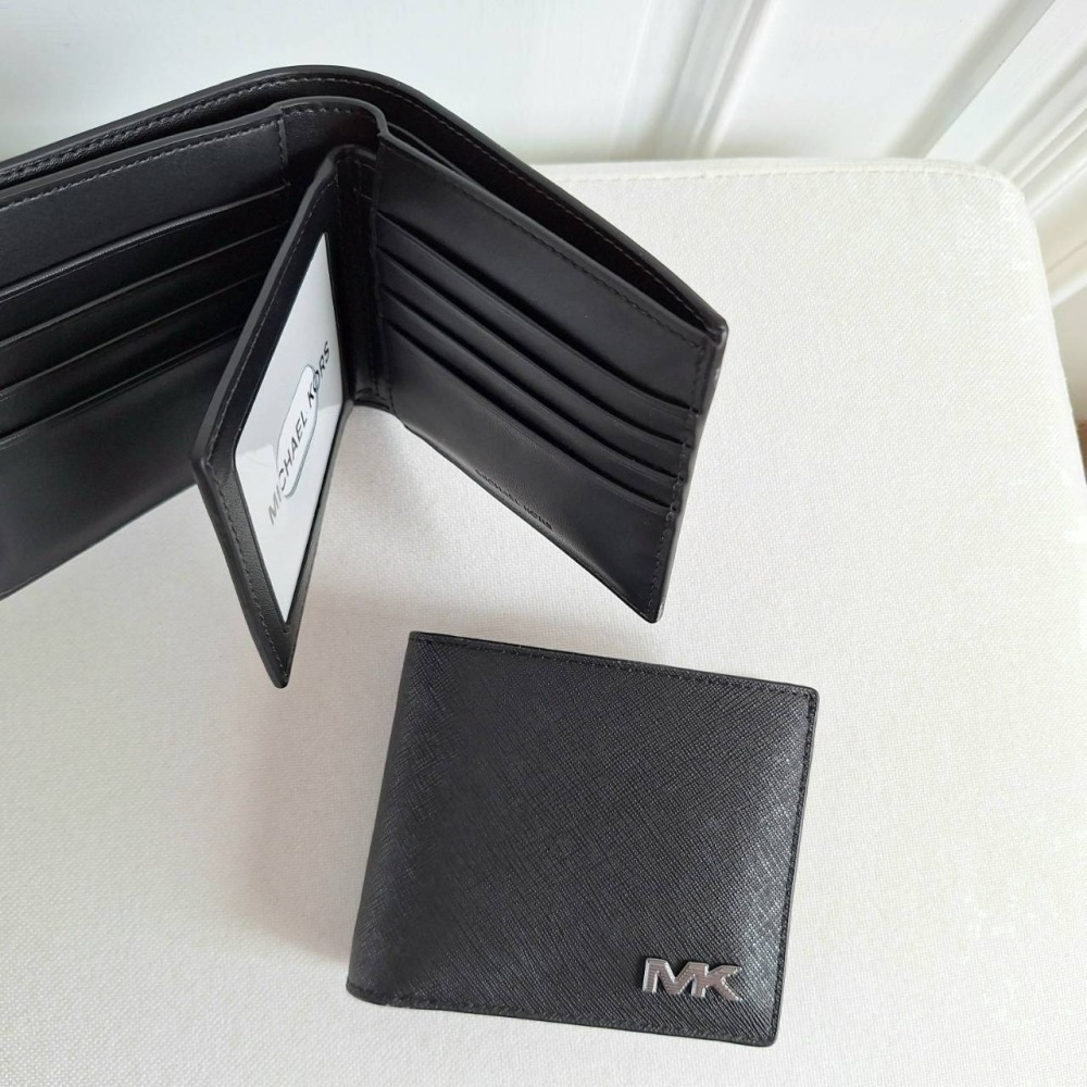 【現貨】Michael Kors MK男短夾 雙鈔票層 有零錢袋 卡夾款 送禮 禮物 快速出貨🐶美國代購正品-細節圖11