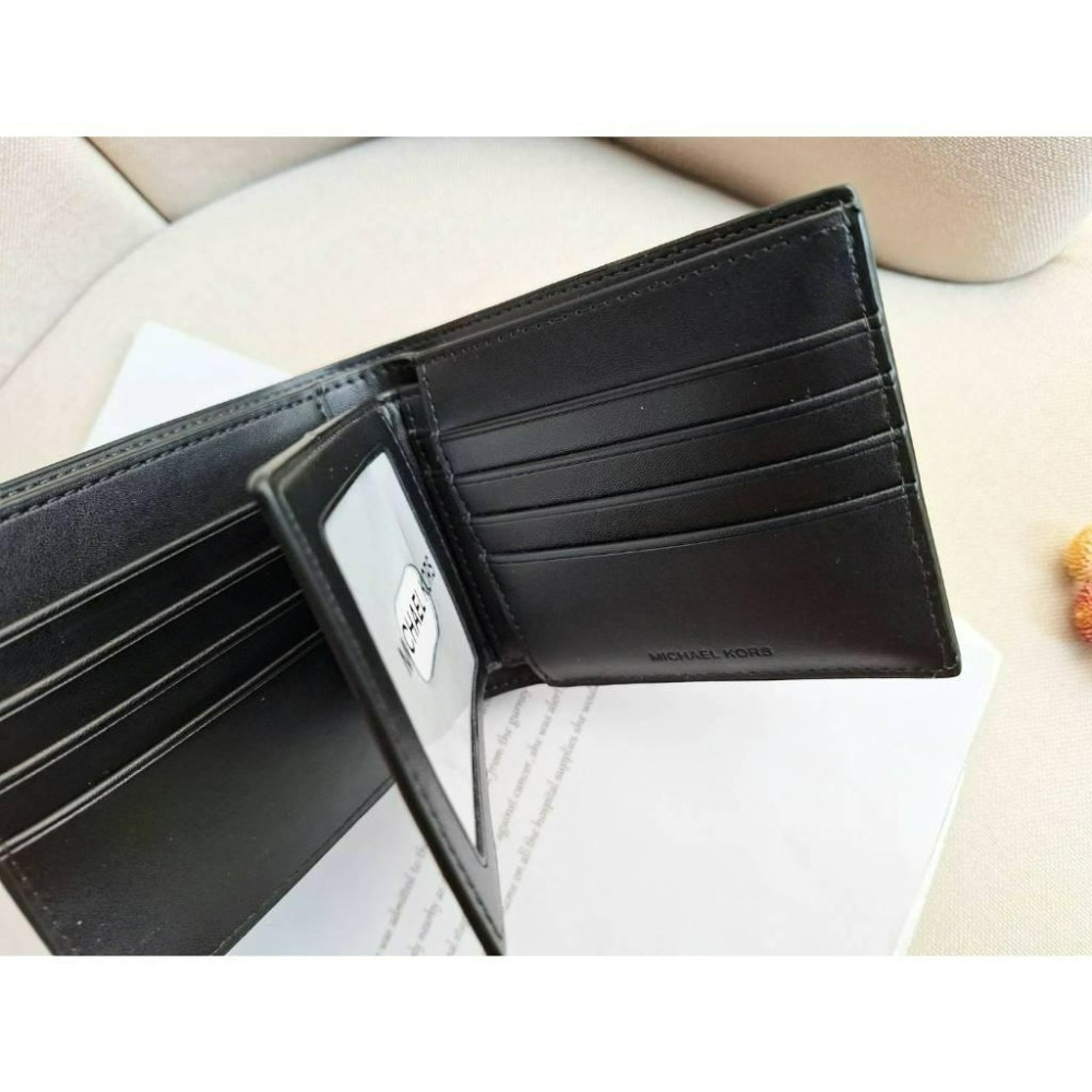 【現貨】Michael Kors MK男短夾 雙鈔票層 有零錢袋 卡夾款 送禮 禮物 快速出貨🐶美國代購正品-細節圖7