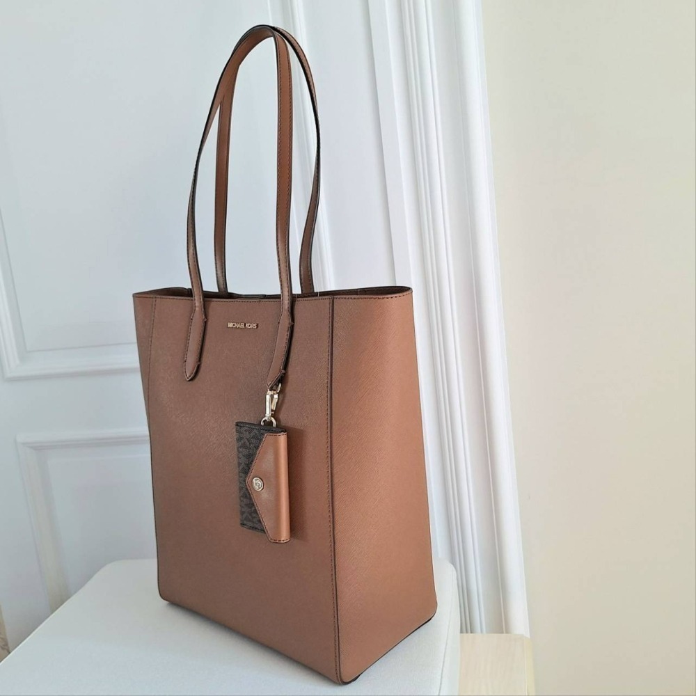 【現貨】MICHAEL KORS Mk Vincent 二合一 大托特包 防刮皮革 可放筆電 快速出貨 🐶美國代購正品-細節圖4