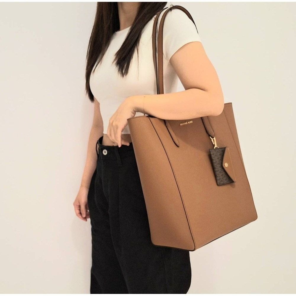 【現貨】MICHAEL KORS Mk Vincent 二合一 大托特包 防刮皮革 可放筆電 快速出貨 🐶美國代購正品-細節圖11