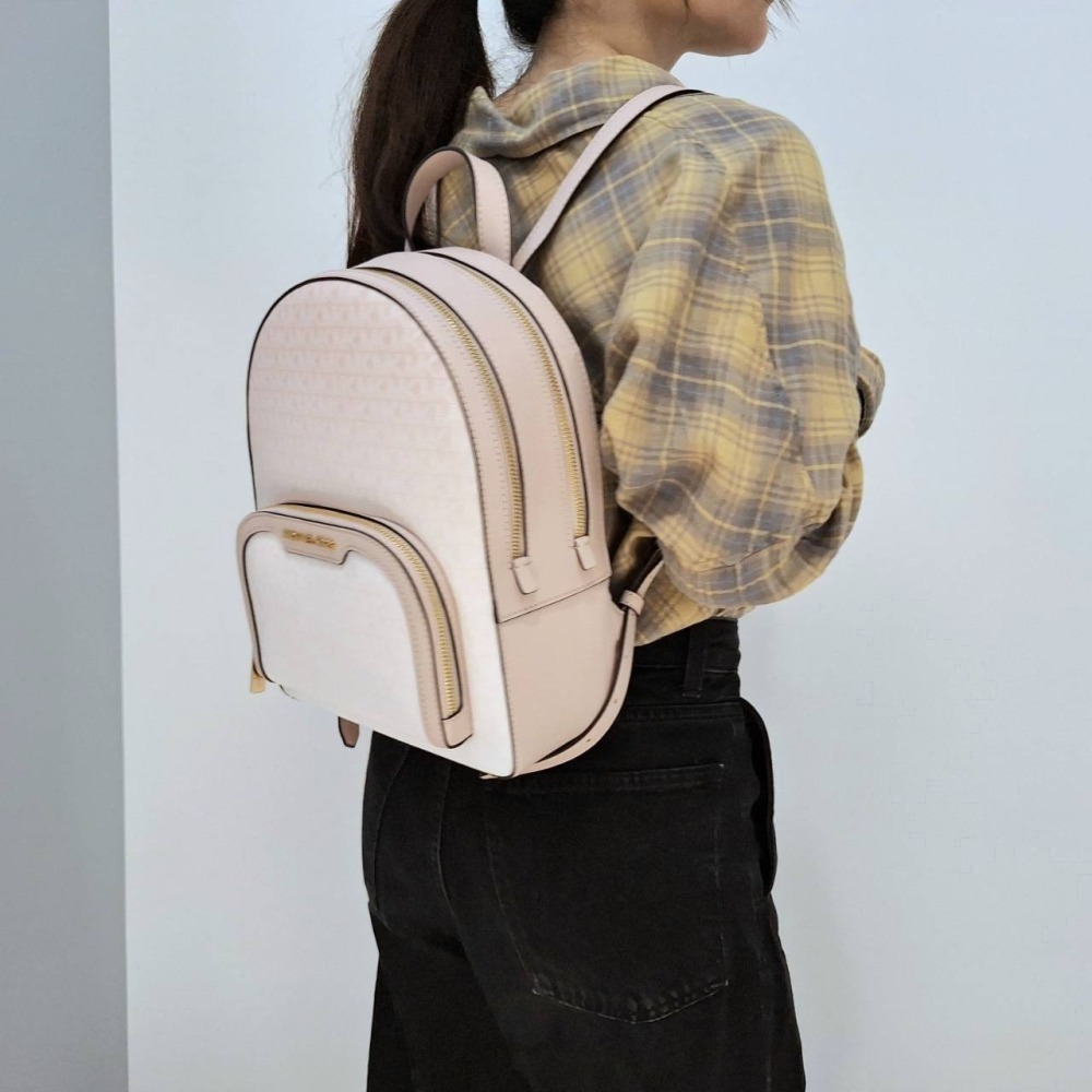 【現貨】MICHAEL KORS Mk Jaycee 中款後背包 雙拉鍊層 可放長夾 快速出貨🐶美國代購正品-細節圖11