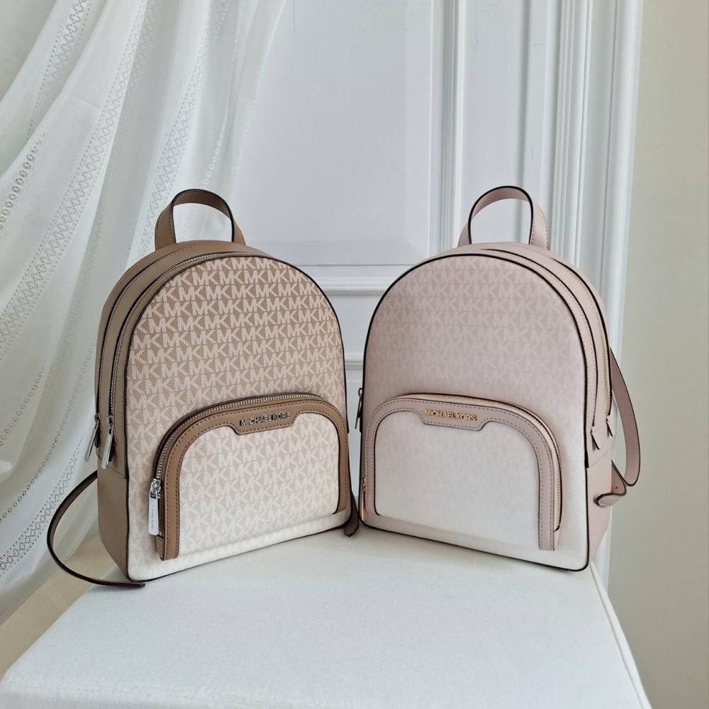 【現貨】MICHAEL KORS Mk Jaycee 中款後背包 雙拉鍊層 可放長夾 快速出貨🐶美國代購正品-細節圖2