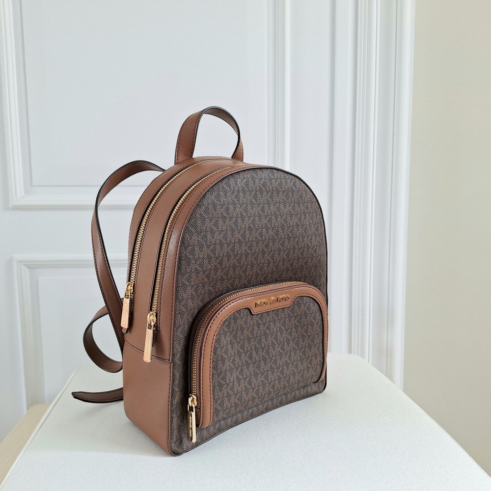 【現貨】MICHAEL KORS Mk Jaycee後背包 中款後背包 雙拉鍊層  快速出貨 🐶美國代購正品-細節圖4
