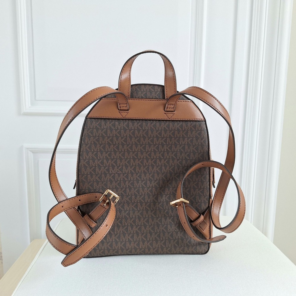 【現貨】MICHAEL KORS Mk Jaycee後背包 中款後背包 雙拉鍊層  快速出貨 🐶美國代購正品-細節圖5