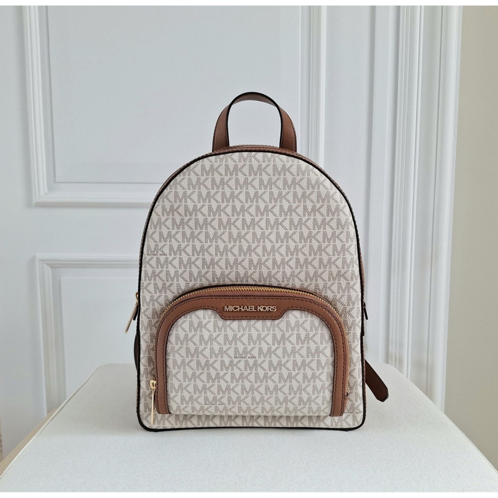 【現貨】MICHAEL KORS Mk Jaycee後背包 中款後背包 雙拉鍊層  快速出貨 🐶美國代購正品-細節圖7