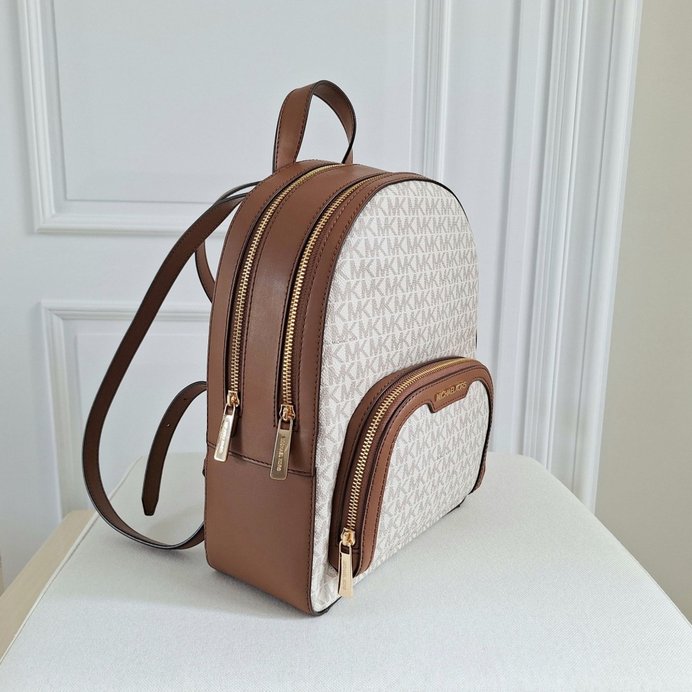 【現貨】MICHAEL KORS Mk Jaycee後背包 中款後背包 雙拉鍊層  快速出貨 🐶美國代購正品-細節圖8