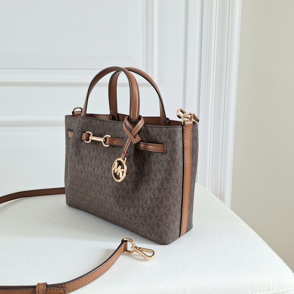【現貨】MICHAEL KORS Mk CARSON 三層小托特包 手提包 斜背包 可快速出貨 🐶美國代購正品-細節圖3