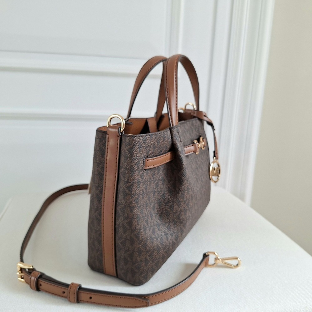 【現貨】MICHAEL KORS Mk CARSON 三層小托特包 手提包 斜背包 可快速出貨 🐶美國代購正品-細節圖8