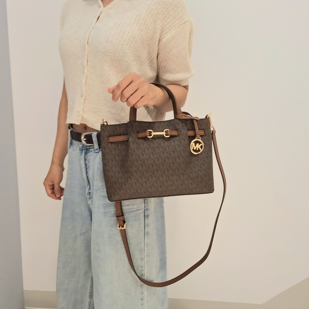 【現貨】MICHAEL KORS Mk CARSON 三層小托特包 手提包 斜背包 可快速出貨 🐶美國代購正品-細節圖9