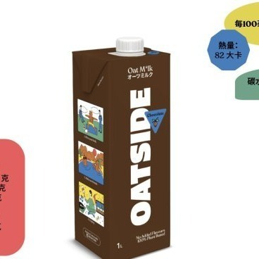 【嚴選SHOP】OATSIDE 歐特賽 燕麥奶 1L植物奶 咖啡師燕麥奶 巧克力燕麥奶 原味燕麥奶 燕麥拿鐵【Z140】-細節圖3