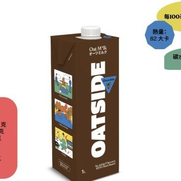 【嚴選SHOP】OATSIDE 歐特賽 燕麥奶 1L植物奶 咖啡師燕麥奶 巧克力燕麥奶 原味燕麥奶 燕麥拿鐵【Z140】-細節圖3