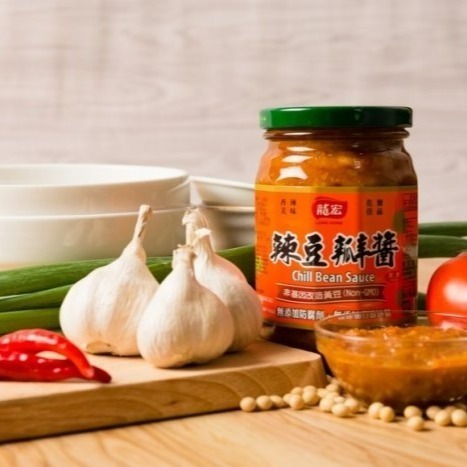 【嚴選SHOP】龍宏 醬菜系列 辣豆瓣醬 樹子粒 蔭瓜 素泡菜 海鮮干貝醬 蔭醬甘筍 剝皮辣椒 珍珠醬 豆瓣【Z147】-細節圖2