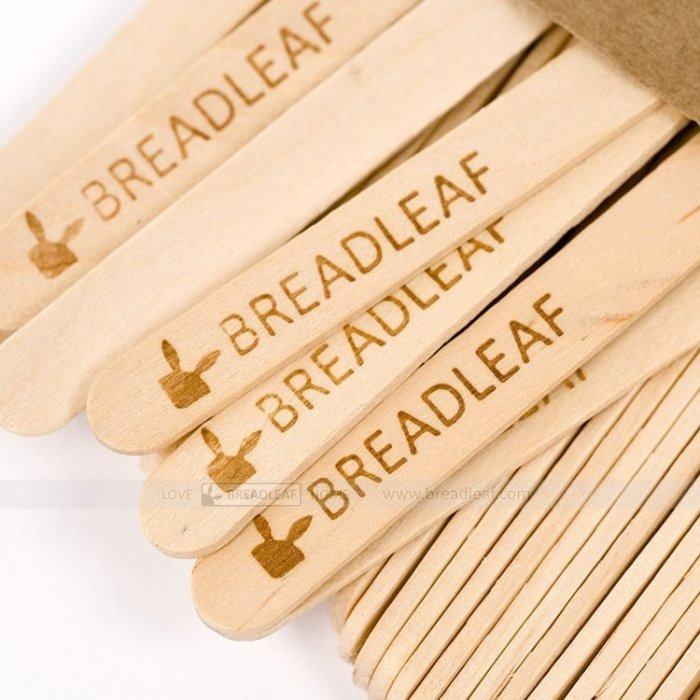 【嚴選SHOP】BreadLeaf（50入）原木色木質冰棒棍 木柄棒 製冰材料 雪糕冰棒棍【B021】-細節圖3