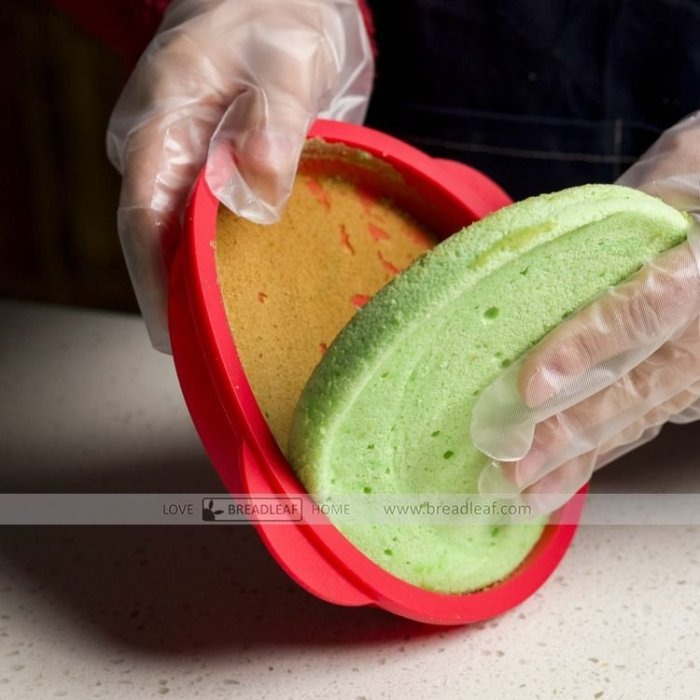 【嚴選SHOP】Bread Leaf 6吋/8吋 矽膠圓蛋糕模具 多色蛋糕模具 矽膠烤模 蛋糕胚烤盤 矽膠模【B106】-細節圖3