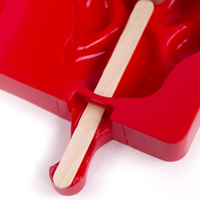 【嚴選SHOP】Breadleaf 2連貓爪造型冰棒模 雪糕模具 食品級矽膠 DIY烘焙模具【B068】-細節圖6