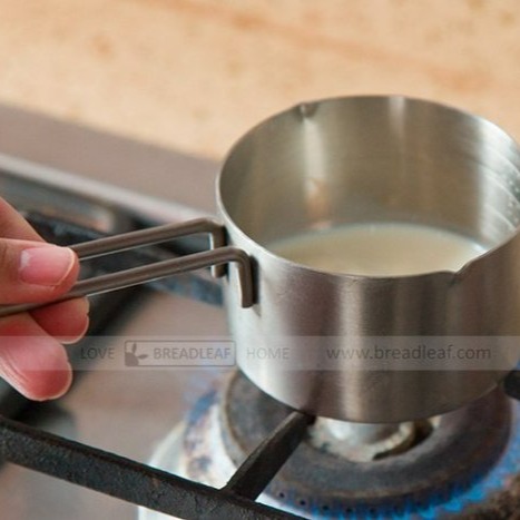 【嚴選SHOP】BreadLeaf 316不鏽鋼奶油加熱杯(小) 可加熱量杯 小奶杯 刻度量杯 果醬烘焙鋼杯【B073】-細節圖2