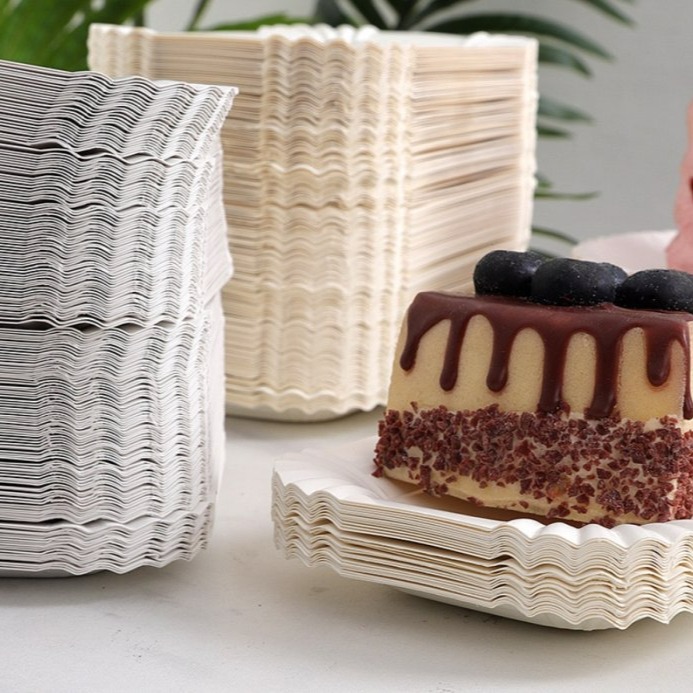 【嚴選SHOP】1入 長方/正方/圓型 蛋糕盤 盤子 紙盤 免洗盤 蛋糕紙盤 生日蛋糕盤 餐盤 派對盤 婚禮【W040】-細節圖2