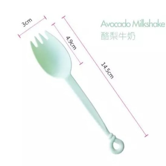 【嚴選SHOP】台灣製造 30入 霧面圈圈匙叉 圓圈叉勺 pp材質叉 耐熱叉子 餐叉 沙拉叉子 叉勺 叉匙【W042】-細節圖5