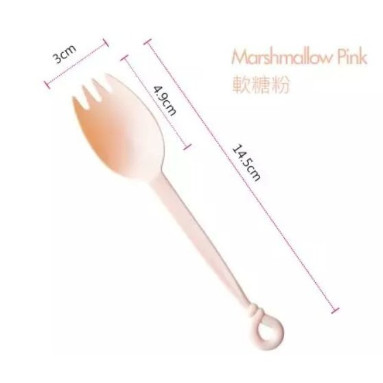 【嚴選SHOP】台灣製造 30入 霧面圈圈匙叉 圓圈叉勺 pp材質叉 耐熱叉子 餐叉 沙拉叉子 叉勺 叉匙【W042】-細節圖6