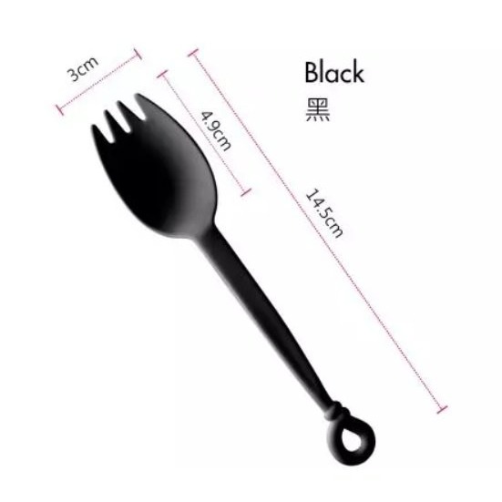 【嚴選SHOP】台灣製造 30入 霧面圈圈匙叉 圓圈叉勺 pp材質叉 耐熱叉子 餐叉 沙拉叉子 叉勺 叉匙【W042】-細節圖7