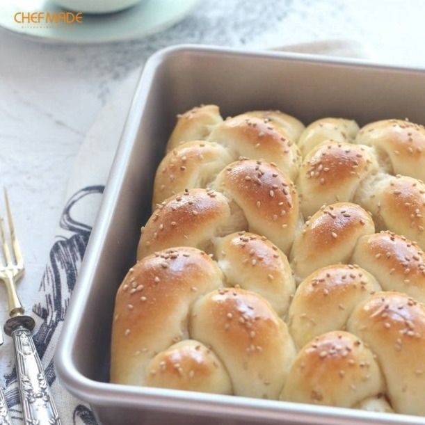 【嚴選SHOP】Chefmade 學廚 8吋四方深烤盤 古早味蛋糕模 正方形烤盤 麵包烤盤 正方深烤盤【WK9040】-細節圖8