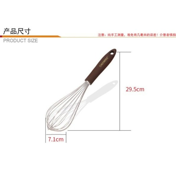 【嚴選SHOP】Chefmade 學廚 打蛋器 攪拌器手持手動打蛋器304不銹鋼家用手動打蛋器雞蛋攪拌器【WK9214】-細節圖3
