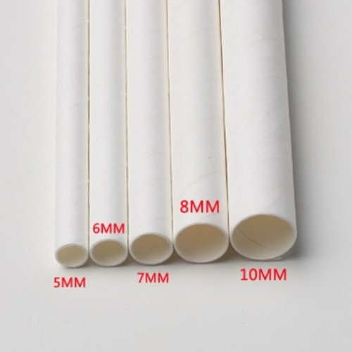 【嚴選SHOP】100入獨立包裝 8mm白色紙吸管 台灣製造 西米露吸管 環保紙吸管 單支包紙吸管 紙吸管【F006】-細節圖4