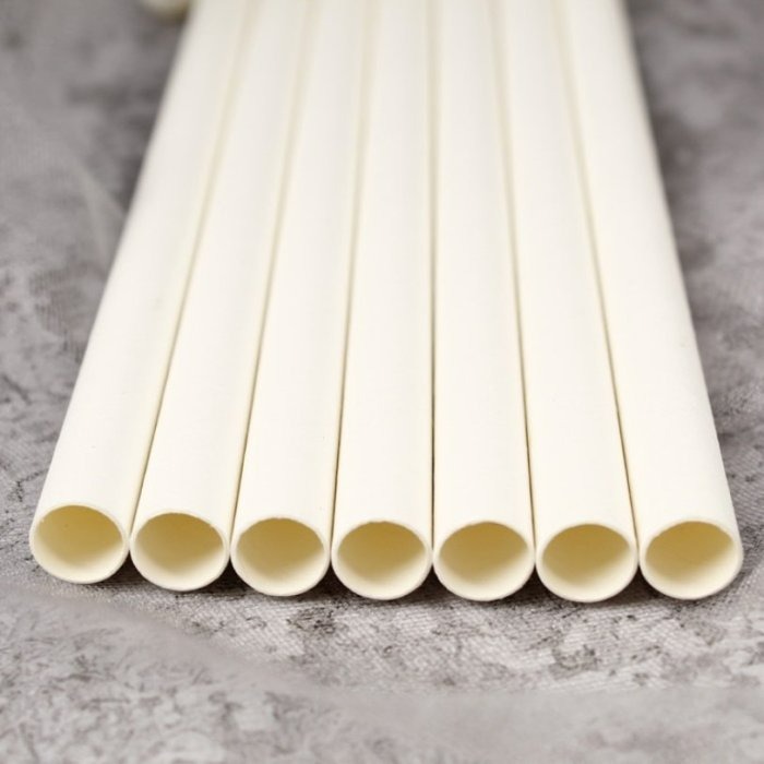 【嚴選SHOP】100入獨立包裝 8mm白色紙吸管 台灣製造 西米露吸管 環保紙吸管 單支包紙吸管 紙吸管【F006】-細節圖5