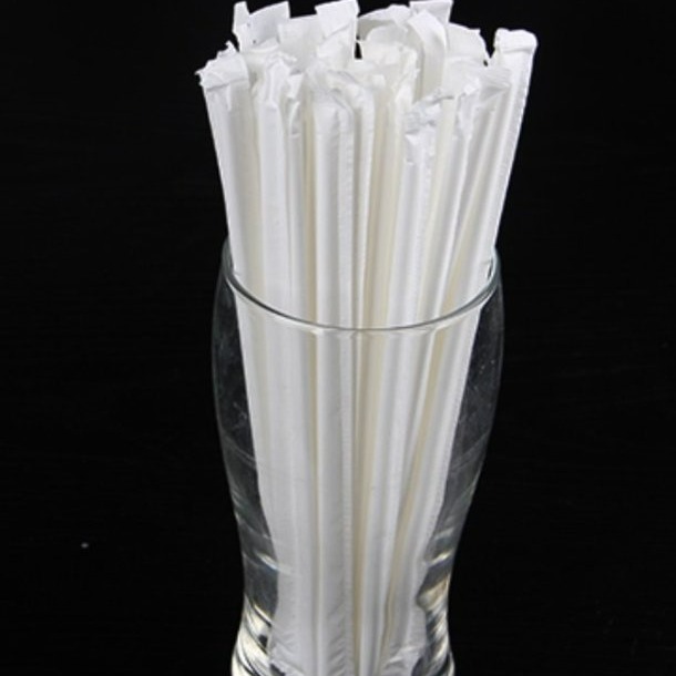 【嚴選SHOP】100入獨立包裝 8mm白色紙吸管 台灣製造 西米露吸管 環保紙吸管 單支包紙吸管 紙吸管【F006】-細節圖6