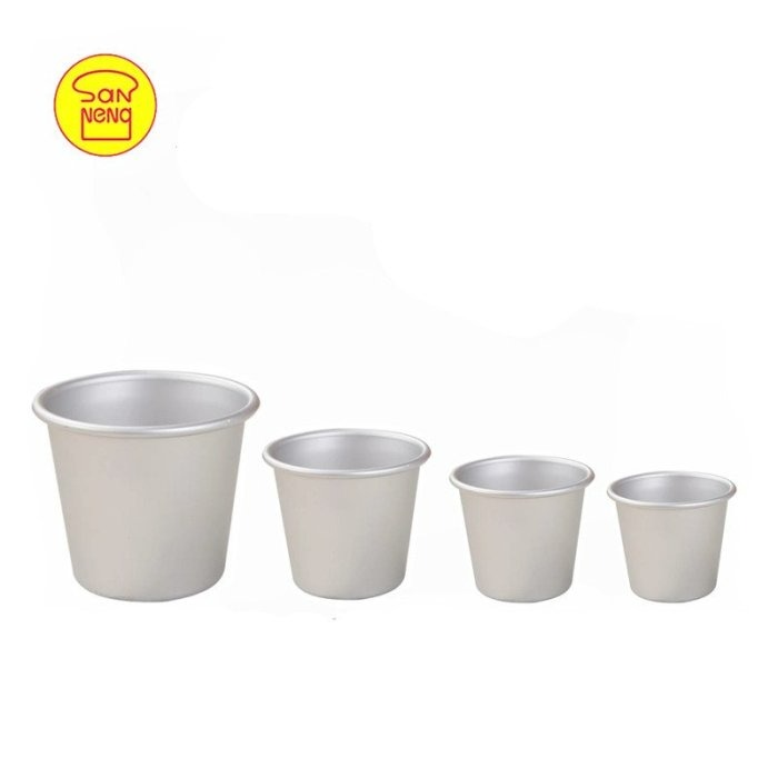 【嚴選SHOP】【SN6011】 三能 1入小布丁杯 杯子蛋糕SN6012 SN6014 SN6017 果凍杯 陽極烤模-細節圖2