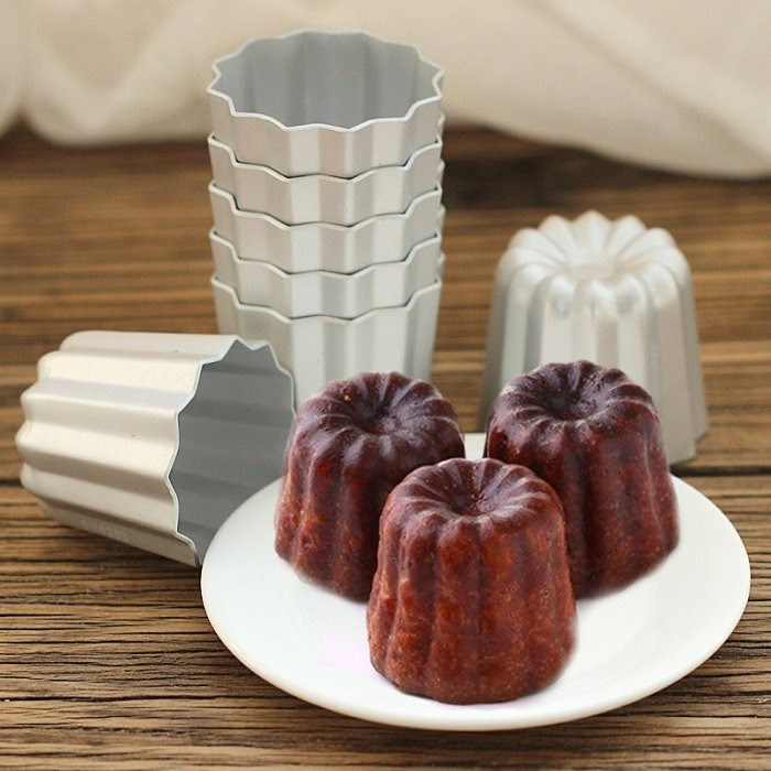 【嚴選SHOP】三能 5入可麗露模 小花蛋糕模-5入(陽極) SN62535 可麗露蛋糕模 易脫模可麗露【SN6253】-細節圖3